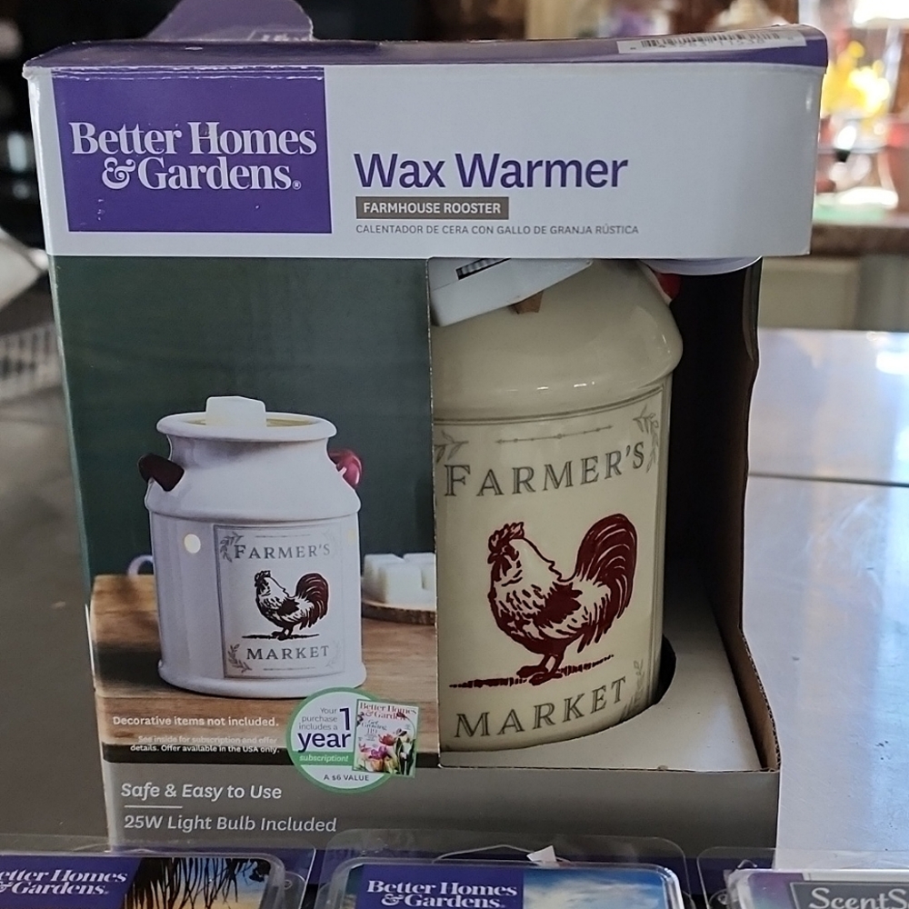 Better Homes & Gardens Wax Warmer with 3 waxes